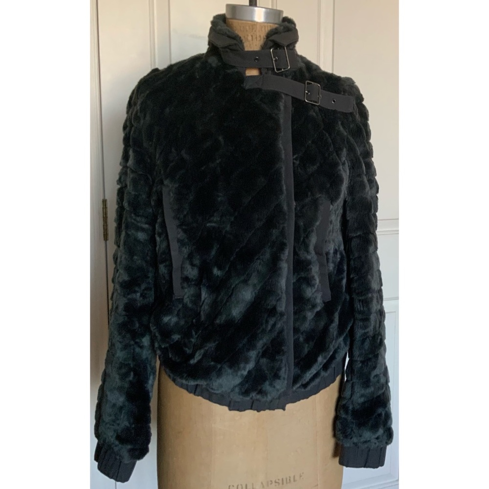Rebecca Taylor Faux Fur Jacket Sz 4